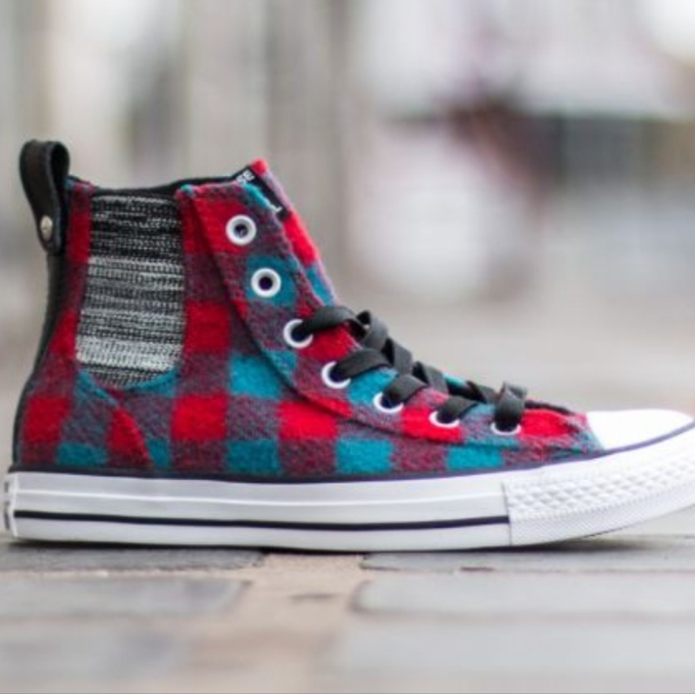 Converse Chuck Taylor Chelsee HI Casino/Cyan Women's High Top Size 7 - Picture 2 of 10
